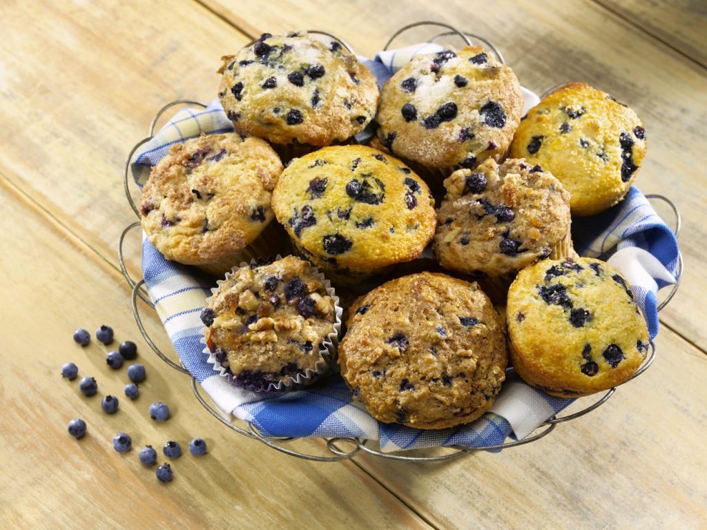 Miss Pamela’s Wild Blueberry Muffins