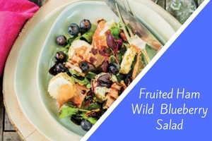 Fruited Ham Wild Blueberry Salad