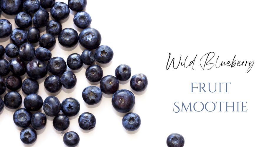 Wild Blueberry Fruit Smoothie