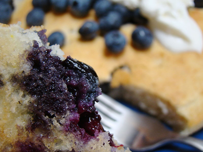 Wild Blueberry Upside Down Cake