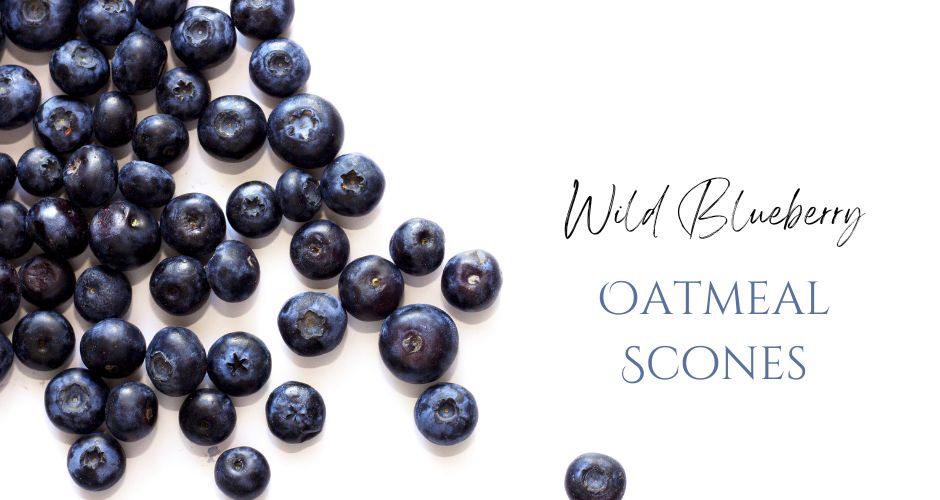 Wild Blueberry Oatmeal Scones
