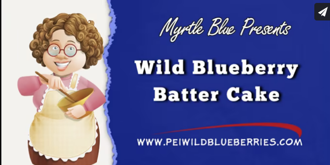 Wild Blueberry Batter Cake